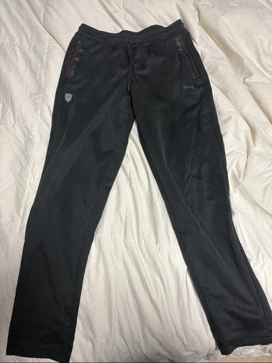 Puma X Ferrari Collab Black Men's Jogger - Picture 1 of 6